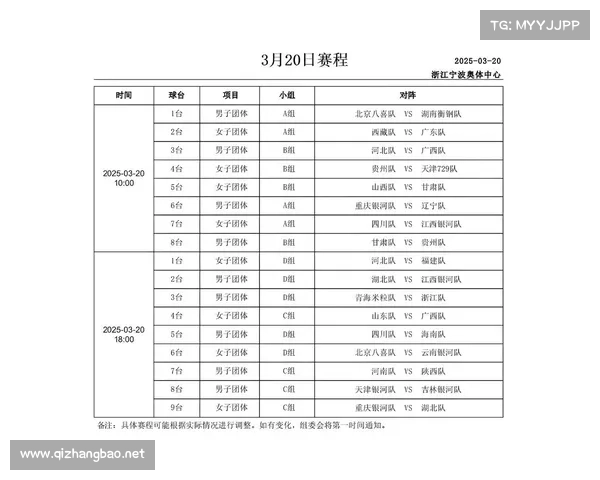 乒乓球赛事介绍—2025乒乓球全部赛程表